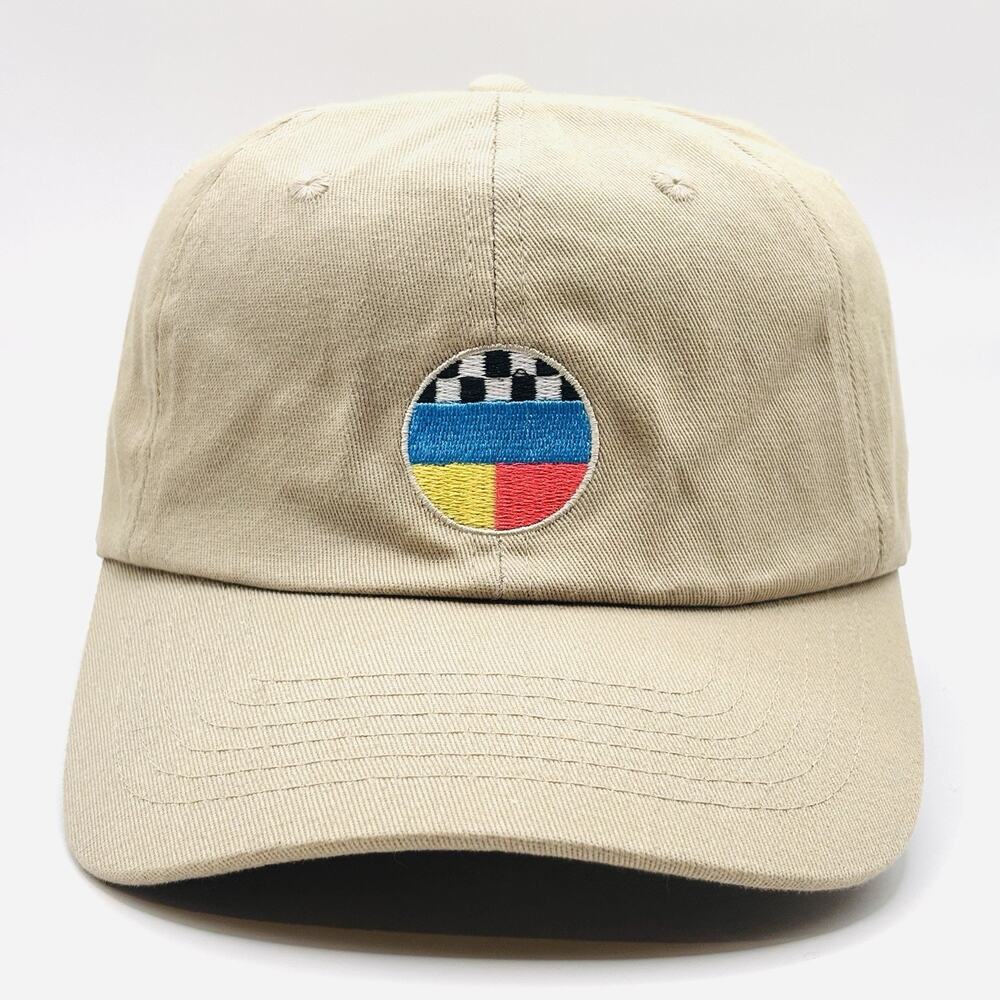 CLSC SnapBack Hat Cap Multicolored Patch Escape Room Dad Hat Beige